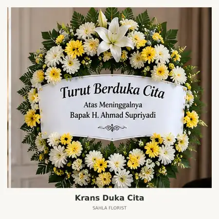 Krans Bunga Duka Klungkung
